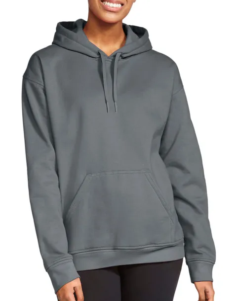 Softstyle flis hoodie za odrasle srednje težine, 285 g/m² - Gildan Ugljen