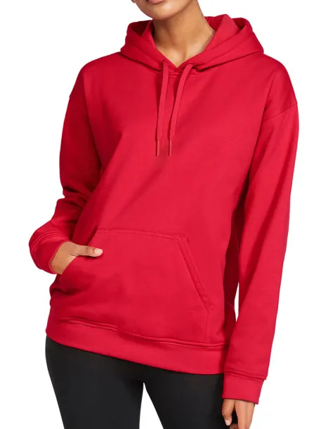 Softstyle flis hoodie za odrasle srednje težine, 285 g/m² - Gildan Crvena