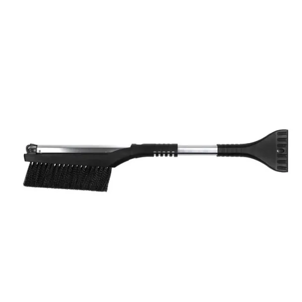  Ice scraper with snow bristle, telescopic handle (max. 88 cm) Crna