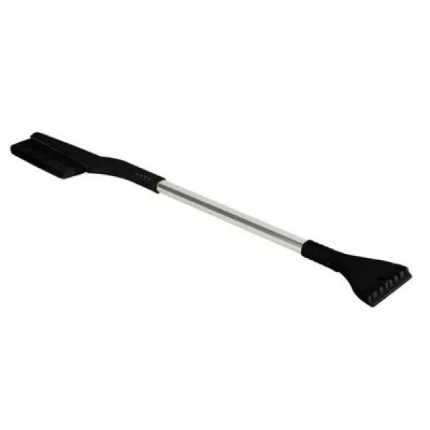  Ice scraper with snow bristle, telescopic handle (max. 88 cm) Crna