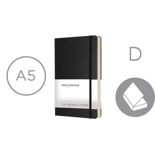  MOLESKINE dnevnik A5 black