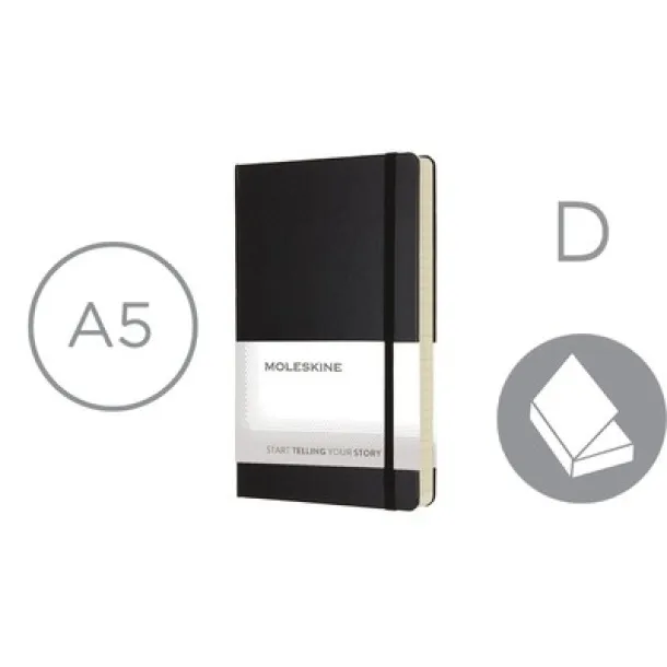  MOLESKINE diary A5 Crna