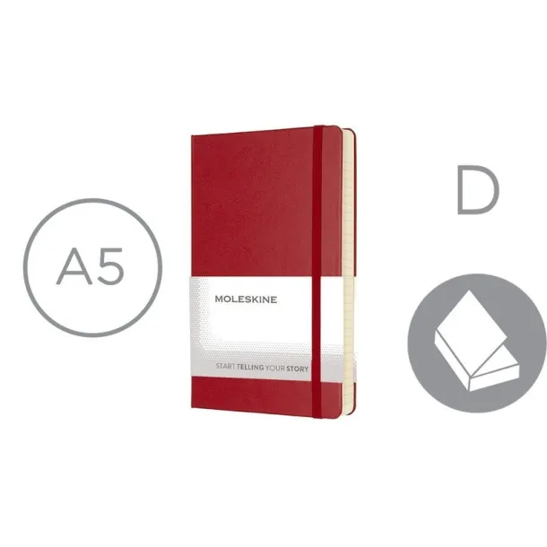  MOLESKINE diary A5 Crvena