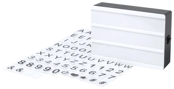 Cinemax light up message board White
