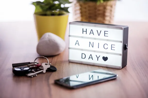 Cinemax light up message board White