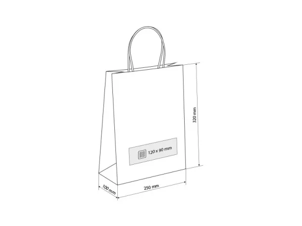 LEXA paper bag - BRUNO Black