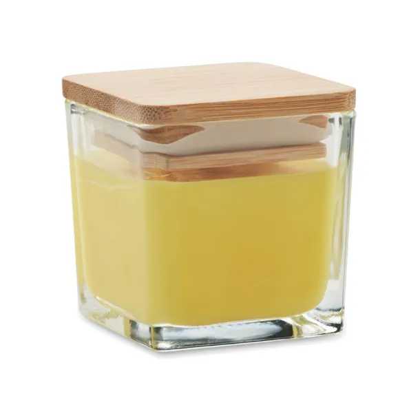 PILA Squared fragranced candle 50gr Yellow