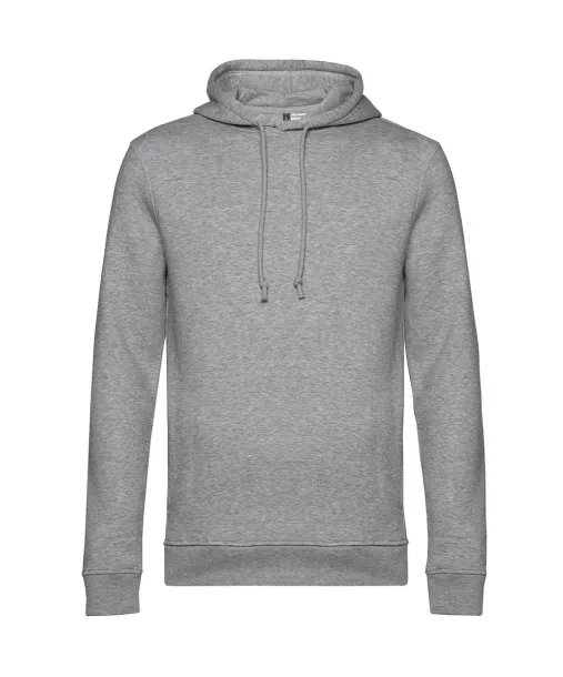  Organic Hooded - B&C Heather Grey