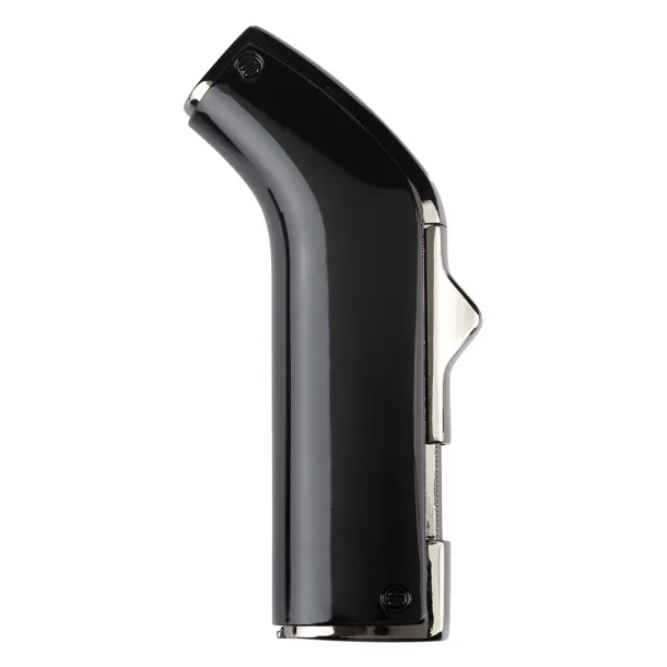 GAMBINO Metal lighter with double turbo flame Black