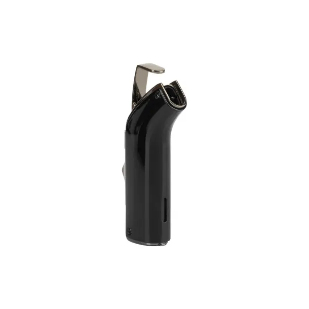 GAMBINO Metal lighter with double turbo flame Black