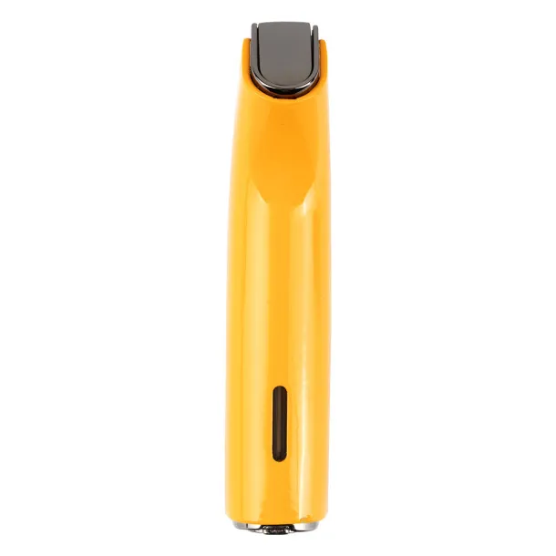 GAMBINO Metal lighter with double turbo flame Yellow