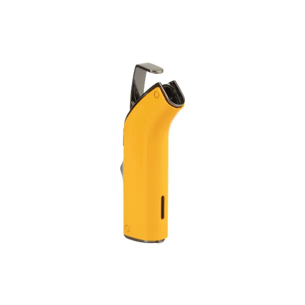 GAMBINO Metal lighter with double turbo flame Yellow