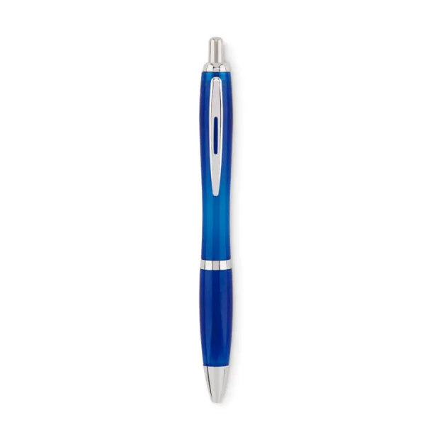 RIO RPET Ball pen in RPET transparent blue