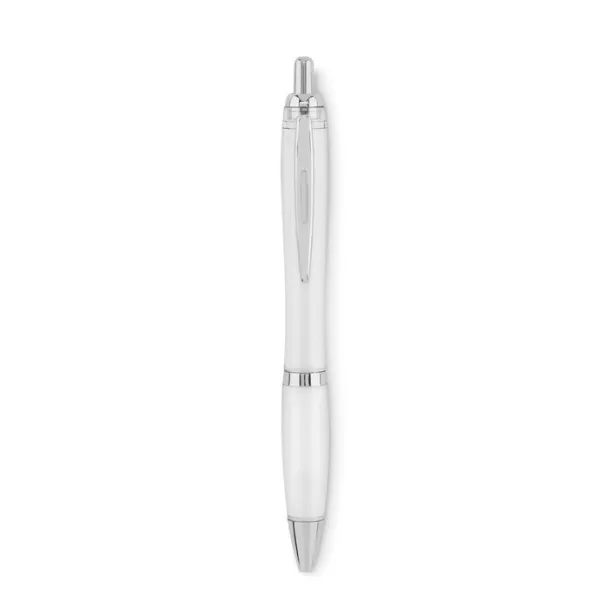 RIO RPET Ball pen in RPET Transparent white