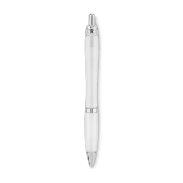 RIO RPET Ball pen in RPET Transparent white