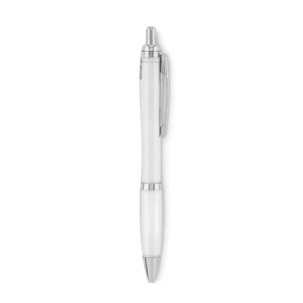 RIO RPET Ball pen in RPET Transparent white