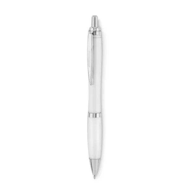 RIO RPET Ball pen in RPET Transparent white