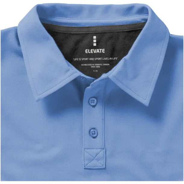 Markham short sleeve men's stretch polo - Elevate Life Light blue