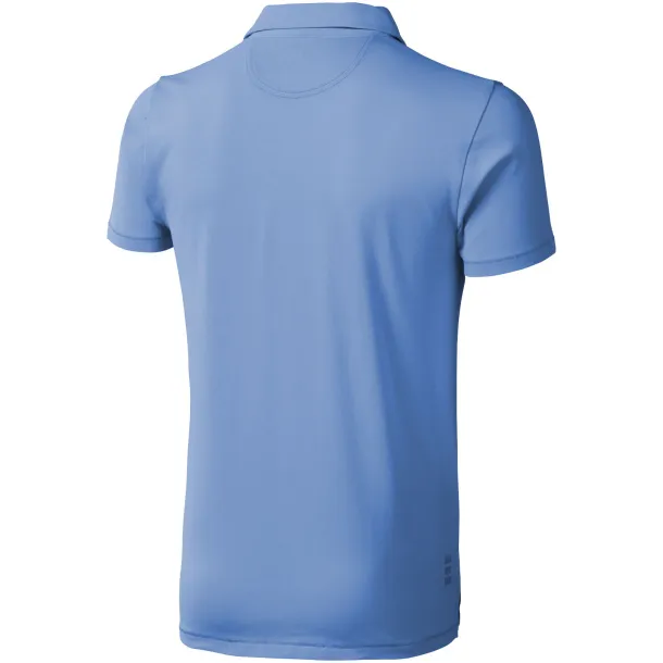 Markham short sleeve men's stretch polo - Elevate Life Light blue