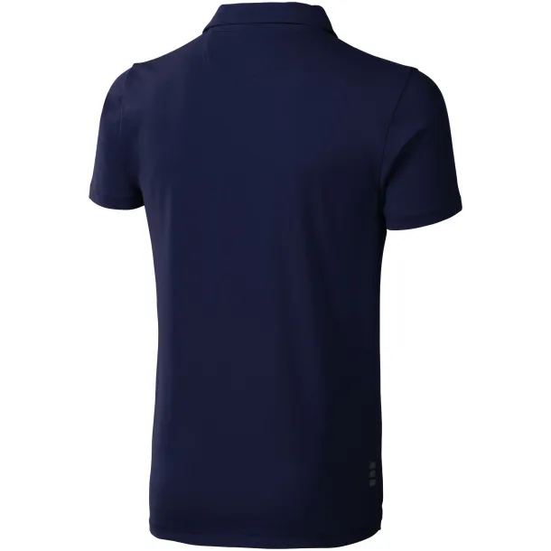 Markham short sleeve men's stretch polo - Elevate Life Navy Blue