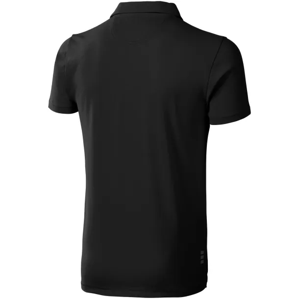 Markham short sleeve men's stretch polo - Elevate Life Anthracite