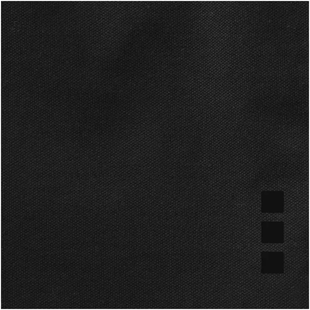 Markham short sleeve men's stretch polo - Elevate Life Crna