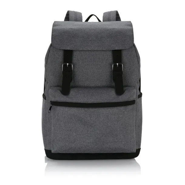  Laptop backpack with magnetic bucklestraps - XD Collection Cool Grey 8 