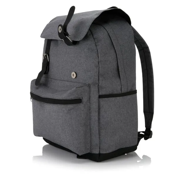  Laptop backpack with magnetic bucklestraps - XD Collection Cool Grey 8 