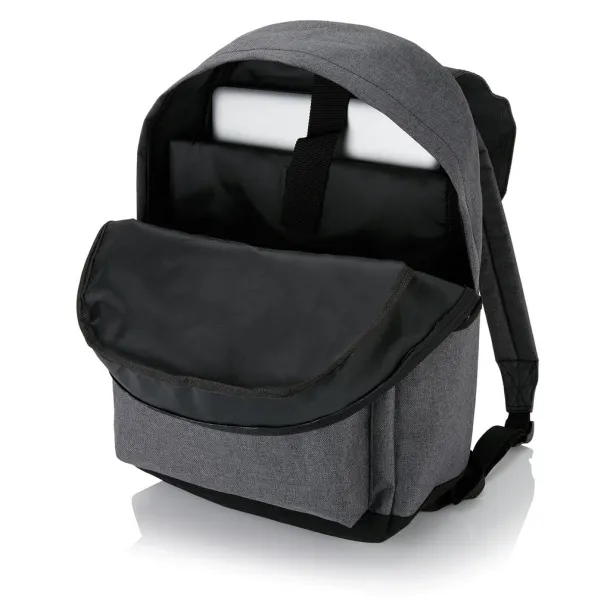  Laptop backpack with magnetic bucklestraps - XD Collection Cool Grey 8 