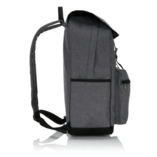  Laptop backpack with magnetic bucklestraps - XD Collection Cool Grey 8 