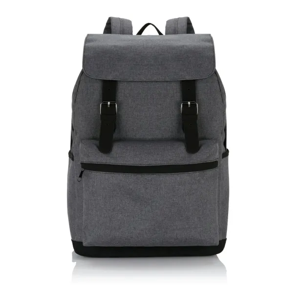  Laptop backpack with magnetic bucklestraps - XD Collection Cool Grey 8 