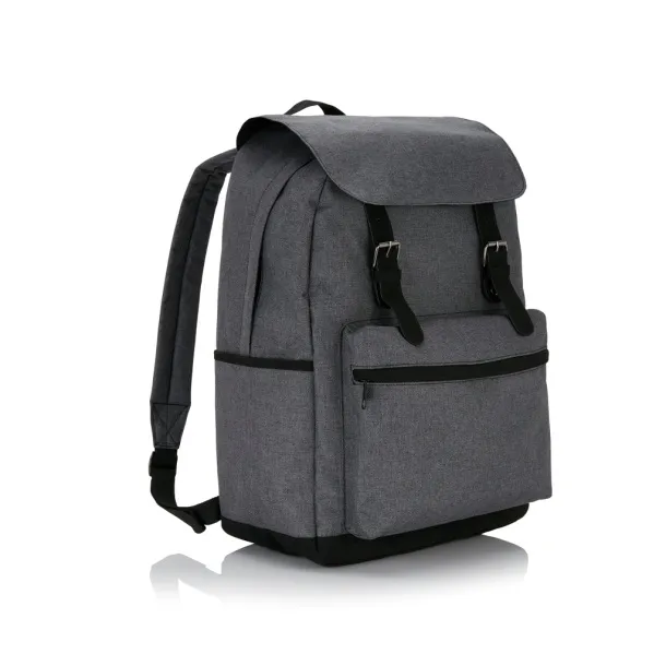  Laptop backpack with magnetic bucklestraps - XD Collection Cool Grey 8 