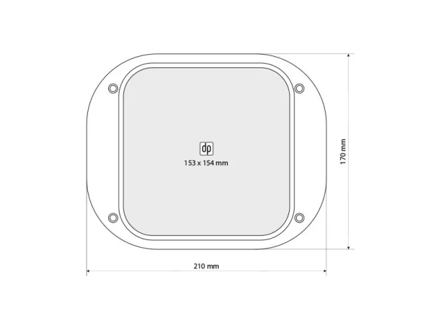 CAMBIO cashtray Transparentna