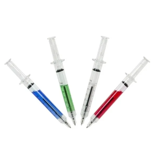  Ball pen "syringe" blue