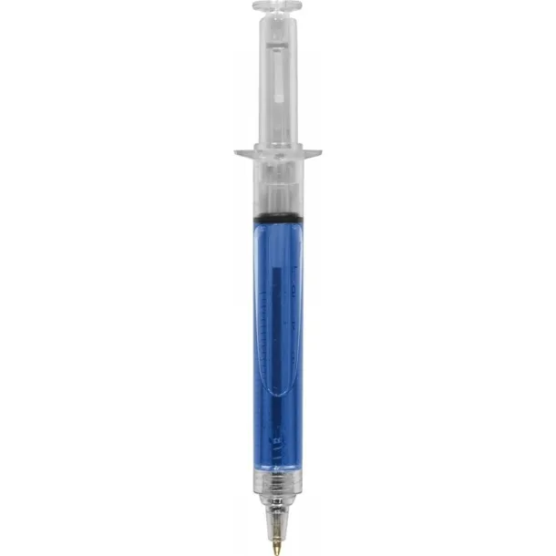  Ball pen "syringe" blue