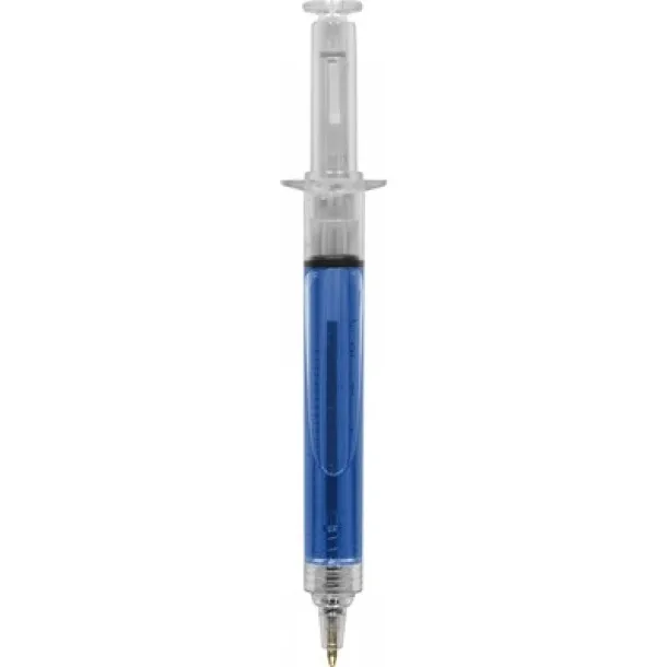  Ball pen "syringe" Plava