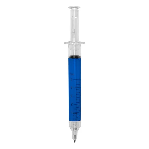  Ball pen "syringe" blue