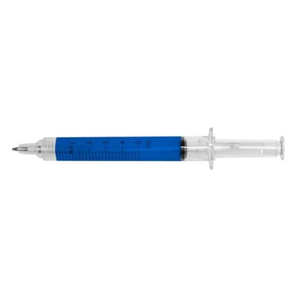  Ball pen "syringe" blue