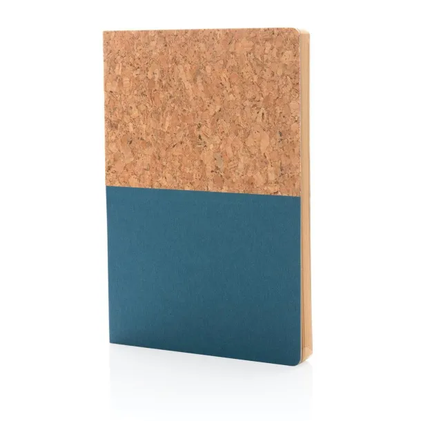  A5 cork & kraft notebook - XD Collection Blue 