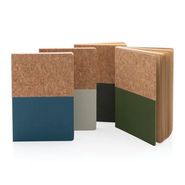  A5 cork & kraft notebook - XD Collection Blue 