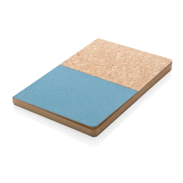  A5 cork & kraft notebook - XD Collection Blue 