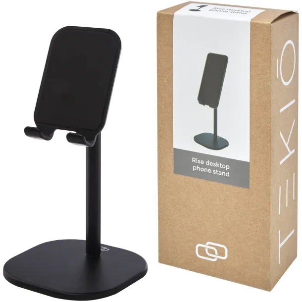 Rise phone/tablet stand - Tekiō® Solid black