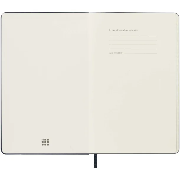 Moleskine 12M weekly L hard cover planner - Moleskine Sapphire blue