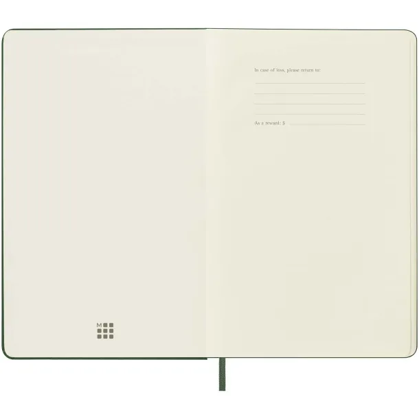 Moleskine planer s tvrdim koricama - 12-mjesečni - Moleskine Myrtle green