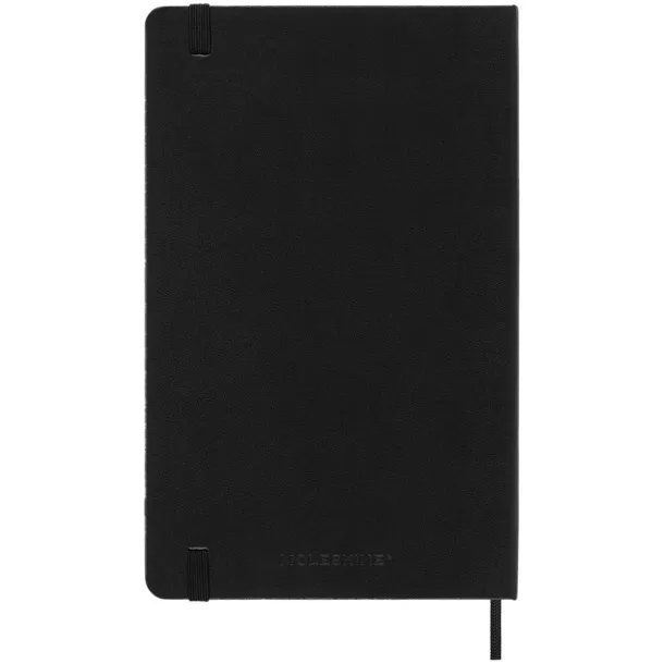 Moleskine 12M weekly L hard cover planner - Moleskine Solid black