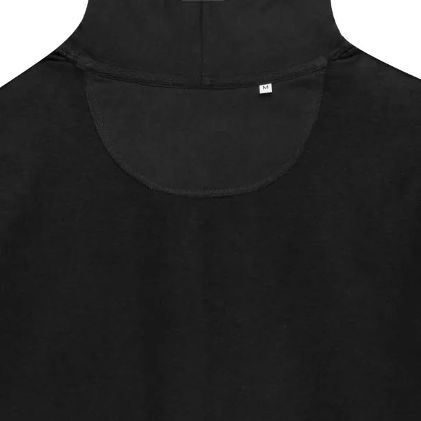  Iqoniq Abisko hoodie sa zatvaračem od recikliranog pamuka, 340 g/m² - iqoniq Crna