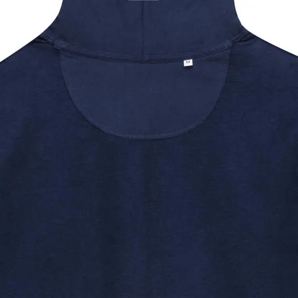  Iqoniq Abisko hoodie sa zatvaračem od recikliranog pamuka, 340 g/m² - iqoniq navy