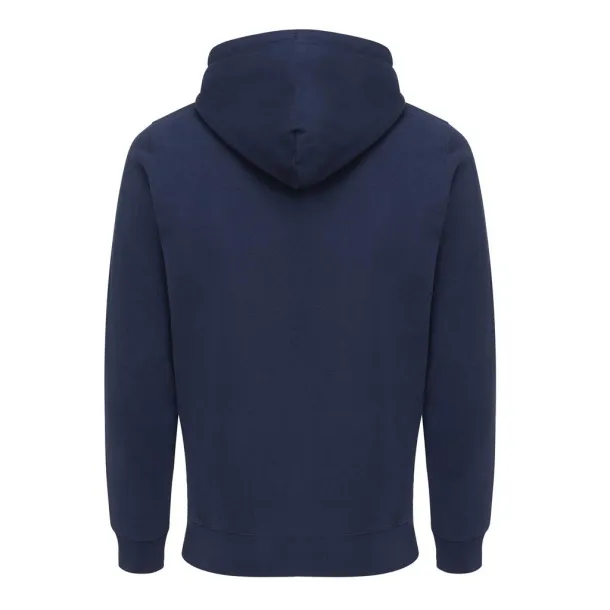  Iqoniq Abisko hoodie sa zatvaračem od recikliranog pamuka, 340 g/m² - iqoniq navy