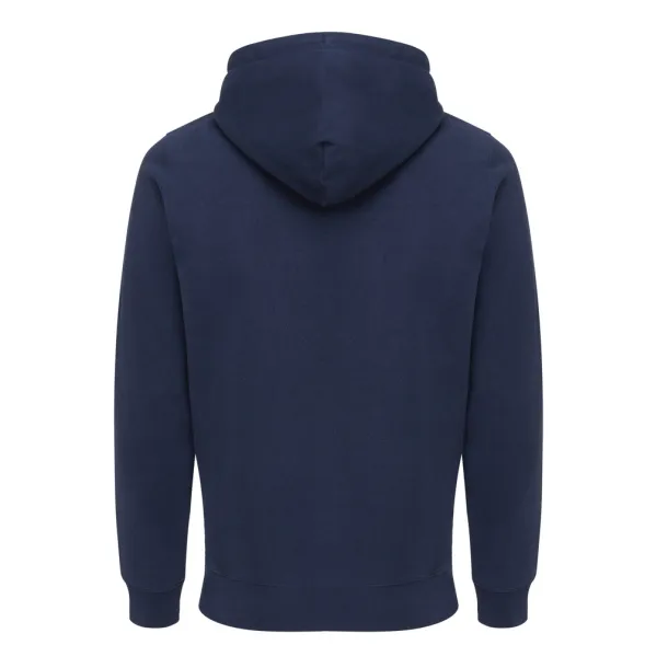  Iqoniq Abisko hoodie sa zatvaračem od recikliranog pamuka, 340 g/m² - iqoniq navy