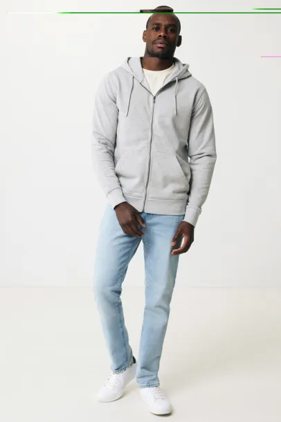  Iqoniq Abisko hoodie sa zatvaračem od recikliranog pamuka, 340 g/m² - iqoniq A69F99